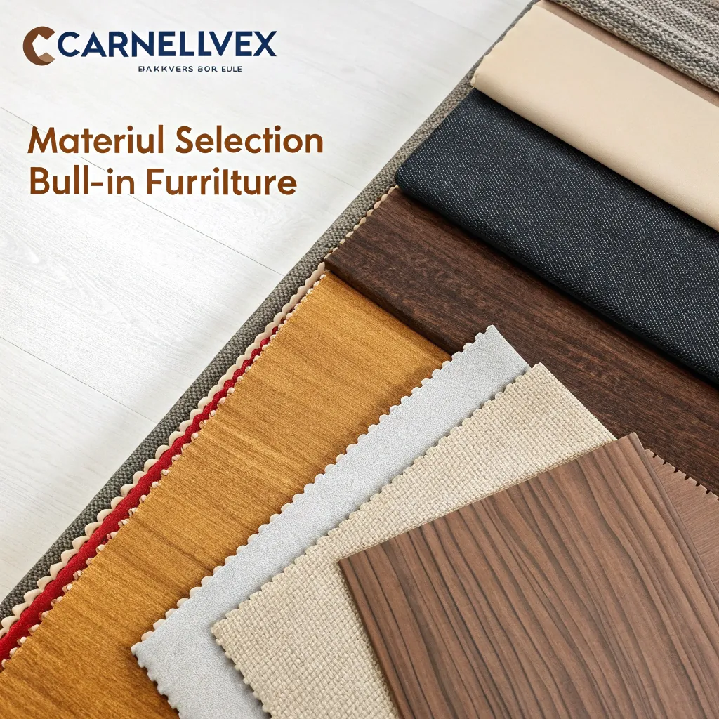 Material selection for Built-In Furniture by CARNELIVEX